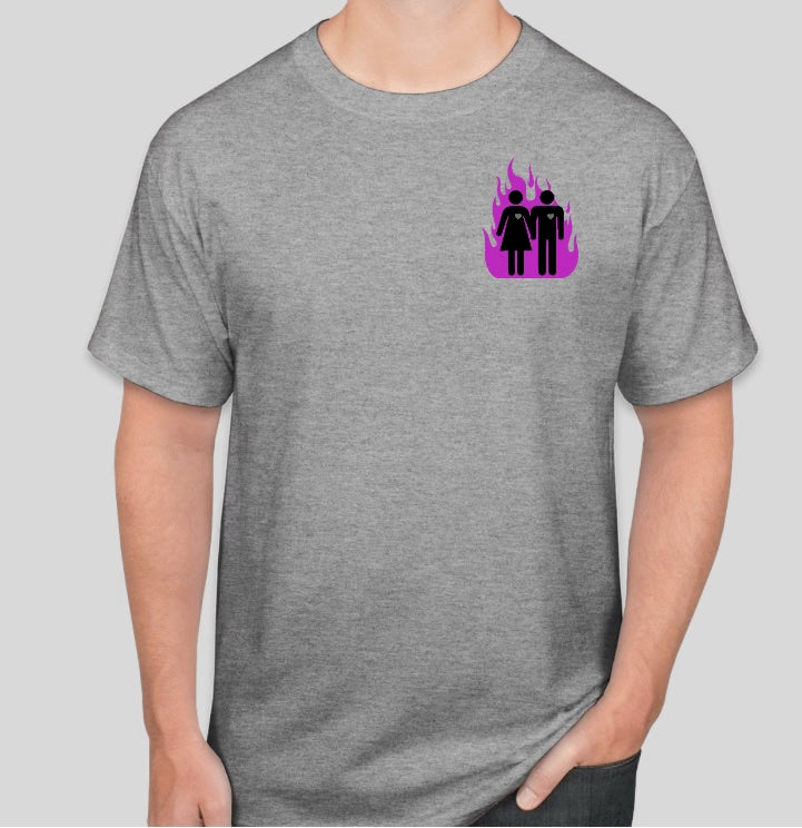 TWIN FLAMES MENS T SHIRT