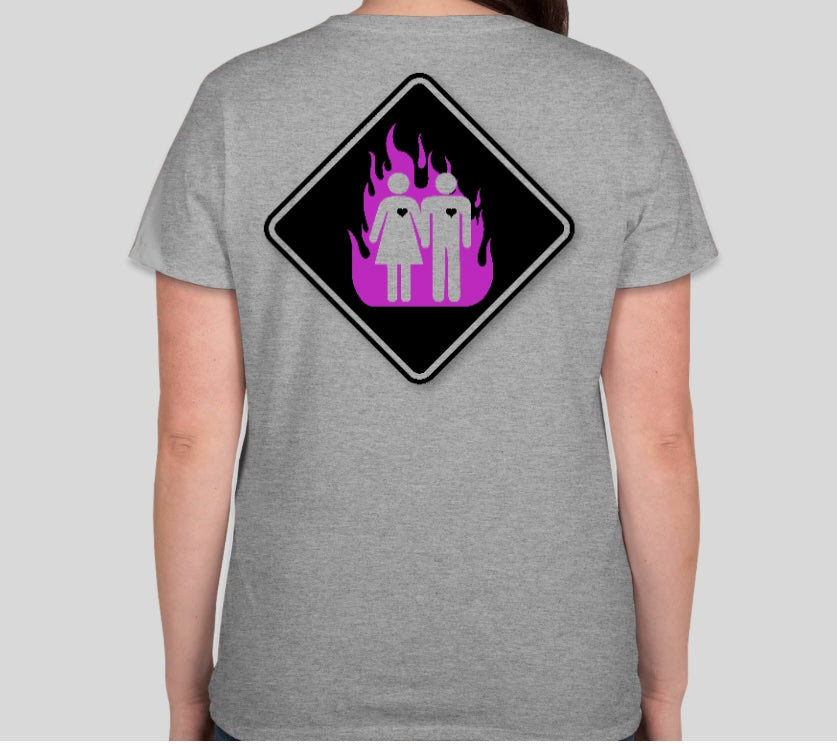 TWIN FLAMES WOMENS T SHIRT