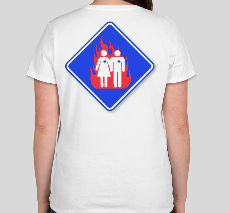 TWIN FLAMES WOMENS T SHIRT