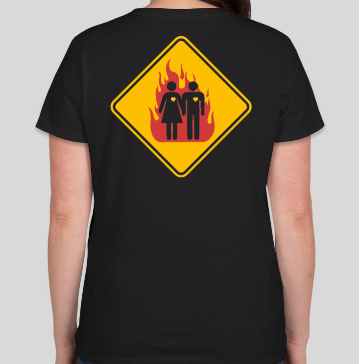 TWIN FLAMES WOMENS T SHIRT