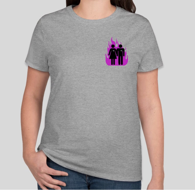 TWIN FLAMES WOMENS T SHIRT